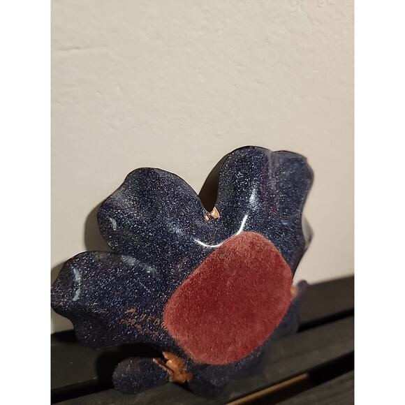 Signed Limoges Guilloche Enamel Trinket Dish 5” Vintage FLAWED - Picture 7 of 8